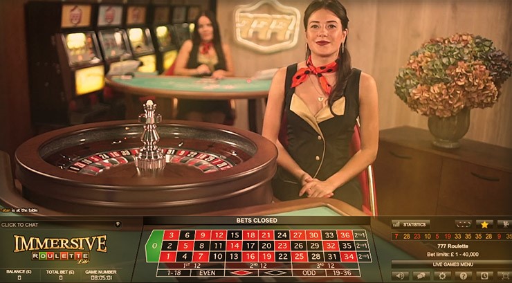 Wir spielen Live Roulette